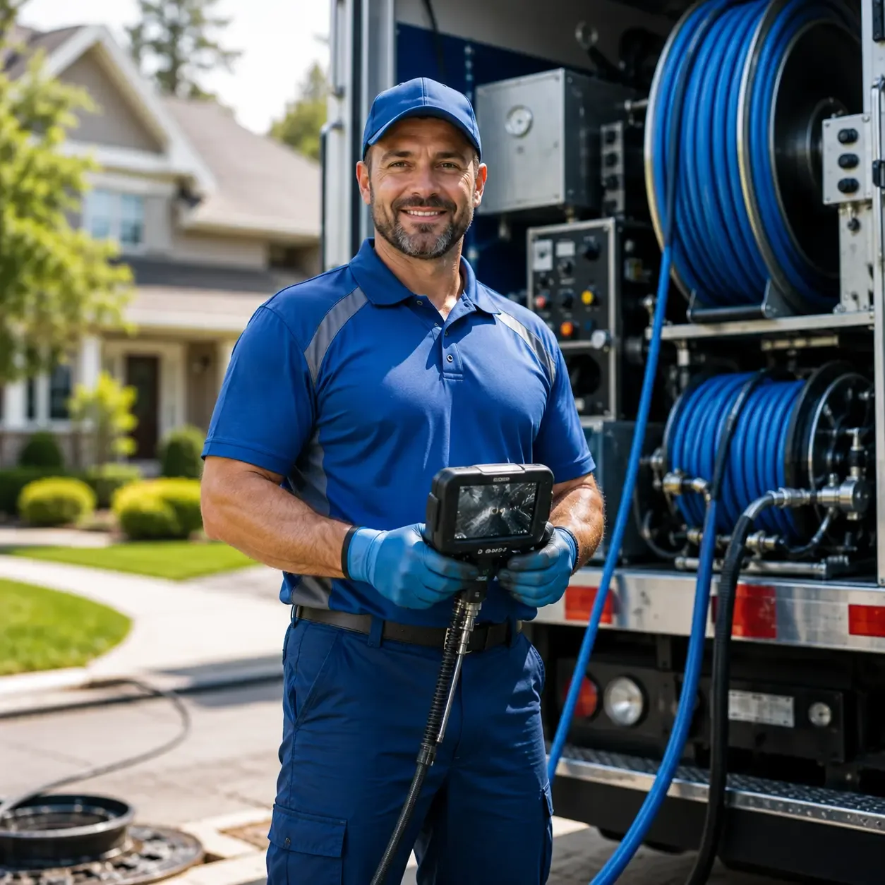 Local outdoor drain cleaning specialists in Bellevue, MI